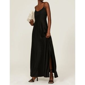 JONATHAN SIMKHAI Prudence Strappy Linen Maxi